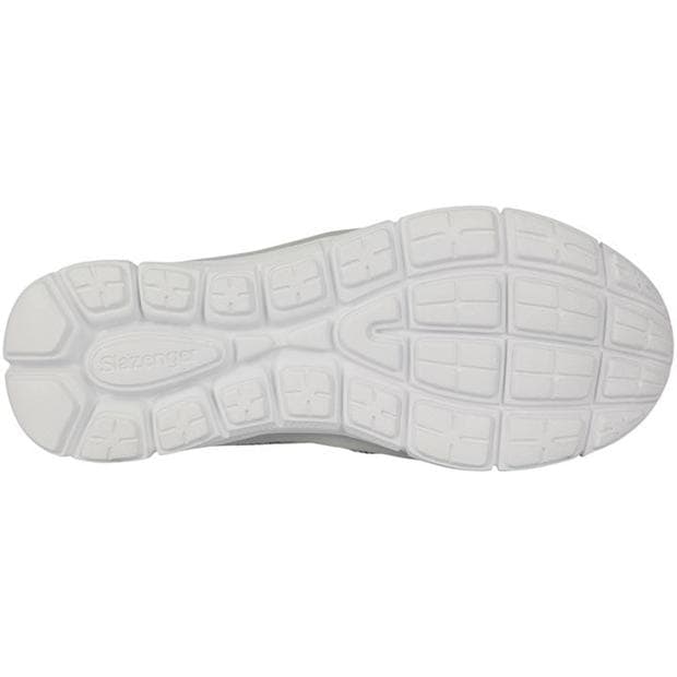 GreyMarl/White - Slazenger - Zeal Slip On Ladies Shoes