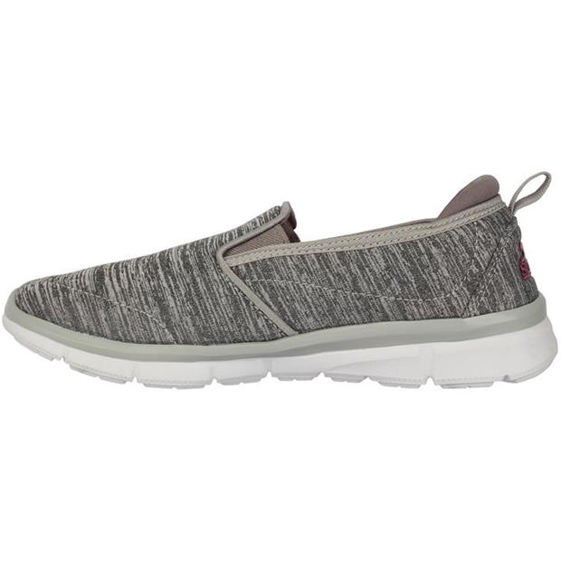 GreyMarl/White - Slazenger - Zeal Slip On Ladies Shoes