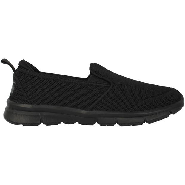 Black Mesh - Slazenger - Zeal Slip On Ladies Shoes