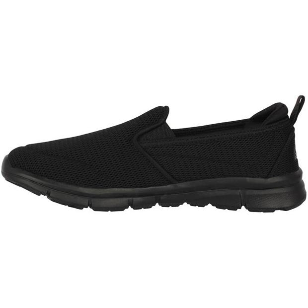 Black Mesh - Slazenger - Zeal Slip On Ladies Shoes