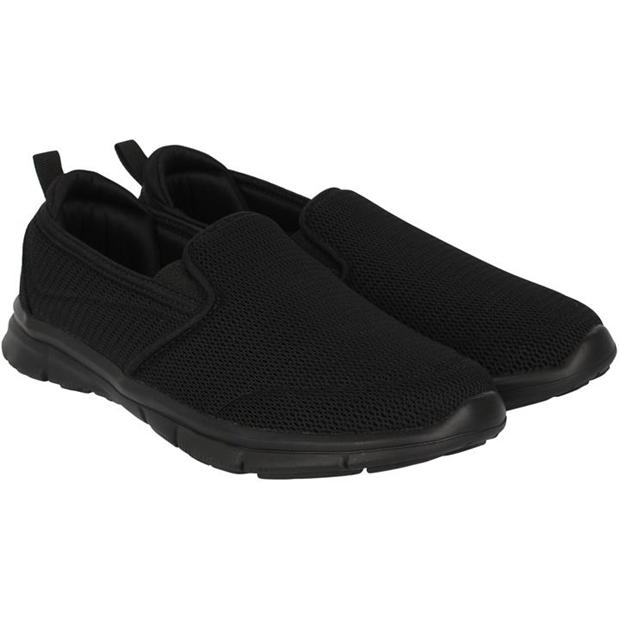 Black Mesh - Slazenger - Zeal Slip On Ladies Shoes