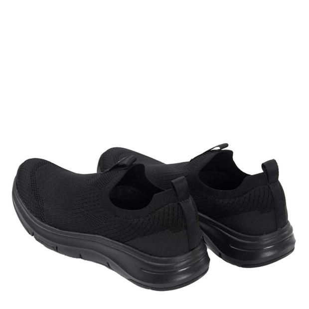 Black - Slazenger - Curve Support Sock Trainers Ladies