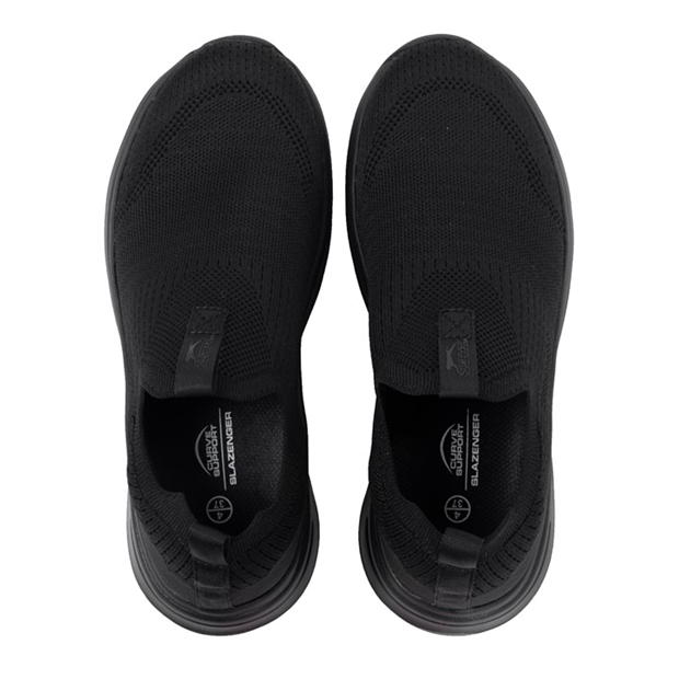 Black - Slazenger - Curve Support Sock Trainers Ladies