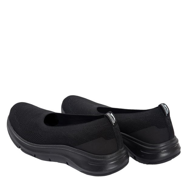 Black/Black - Slazenger - Curve Support Ballerinas Ladies