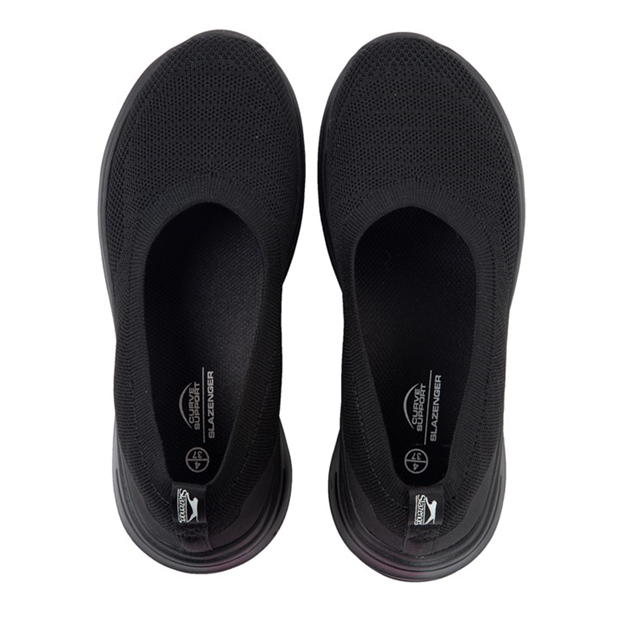 Black/Black - Slazenger - Curve Support Ballerinas Ladies