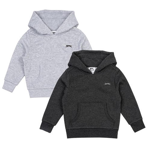 Slazenger - 2 Pack OTH Fleece Hoody Infant Boys