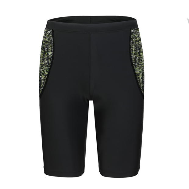 Black/Green - Slazenger - Splice Swim Jammers Mens