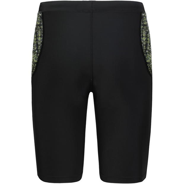 Black/Green - Slazenger - Splice Swim Jammers Mens