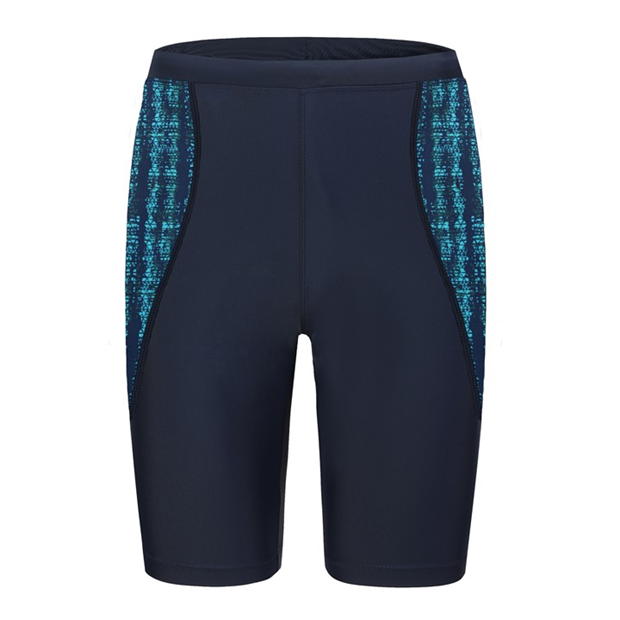 Navy/Turq - Slazenger - Splice Swim Jammers Mens