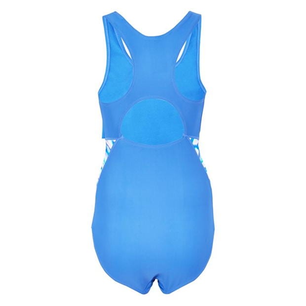 Blue/Purple - Slazenger - Splice Racerback Swimsuit Womens