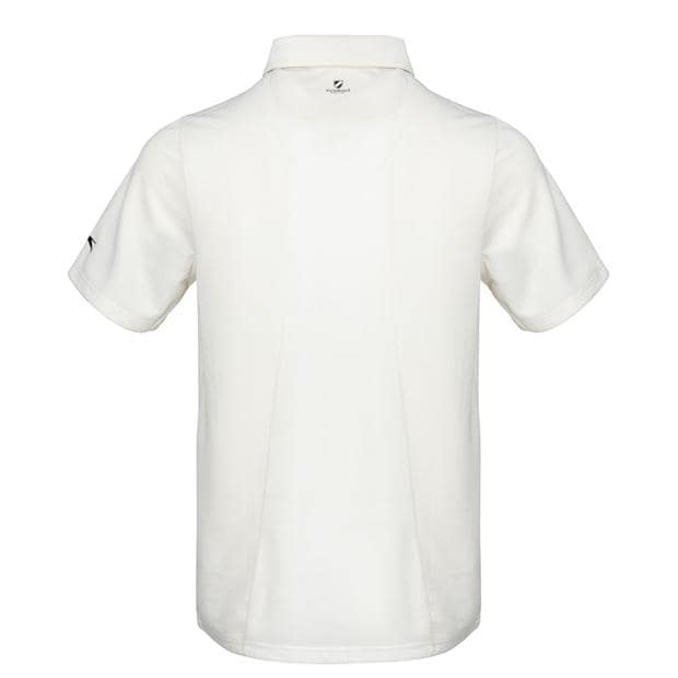 White - Slazenger - Aero Cricket Shirt Adults