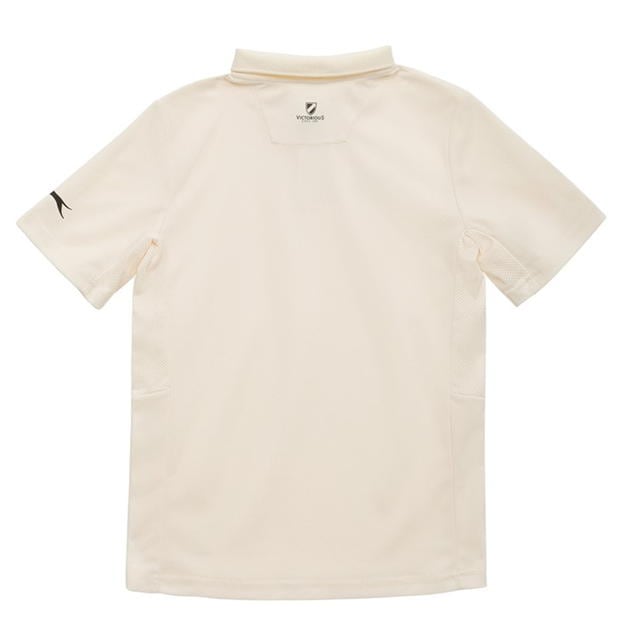 Cream - Slazenger - SS Crkt Shirt Jn00
