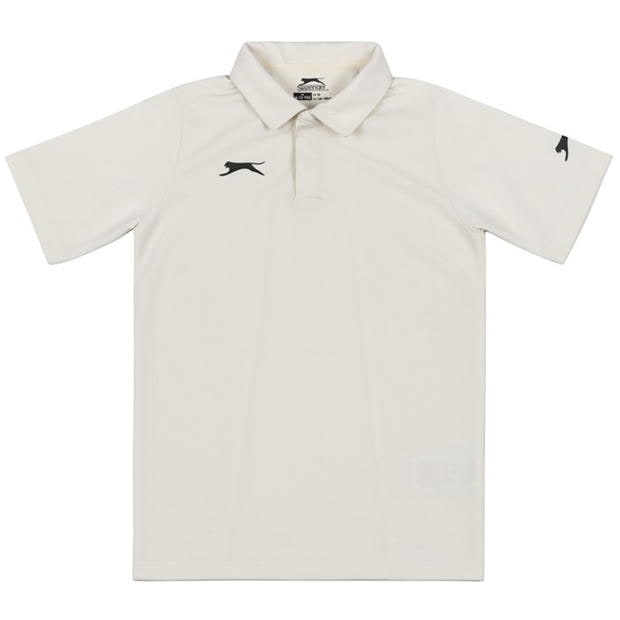 White - Slazenger - Aero Crkt Shirt Jn32