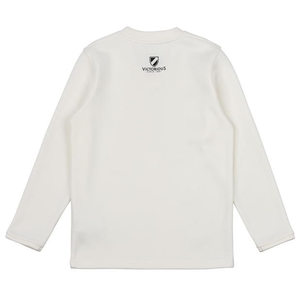 White - Slazenger - Aero Long Sleeve Sweater Juniors