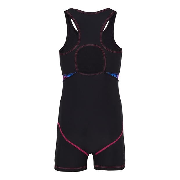 Black - Slazenger - Splice Boyleg Swimsuit Girls