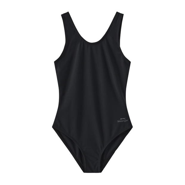 Black - Slazenger - LYCRA® XTRA LIFE™ Swimsuit Junior Girls