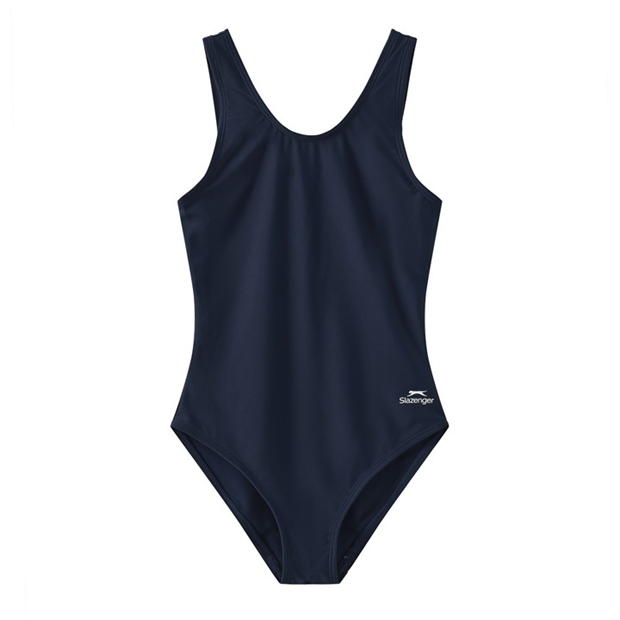 Navy - Slazenger - LYCRA® XTRA LIFE™ Swimsuit Junior Girls