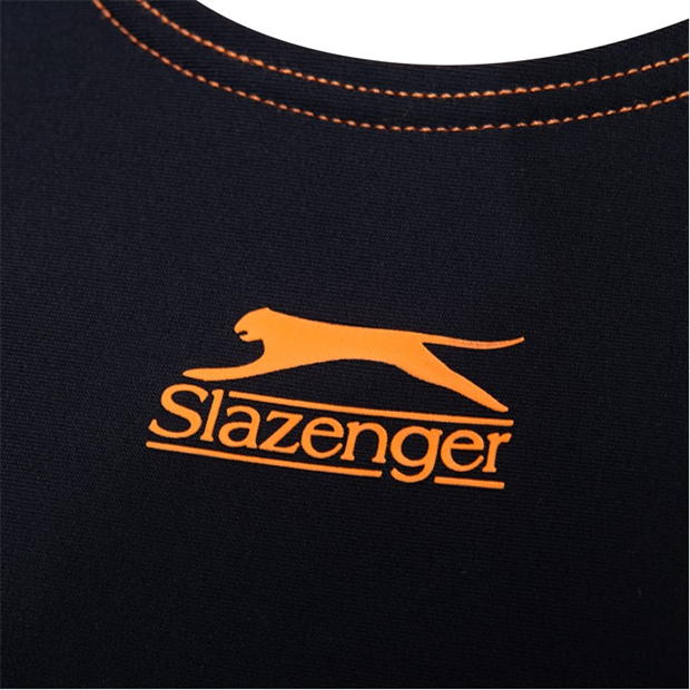 Black - Slazenger - Splice Racer Back Swimsuit Junior Girls