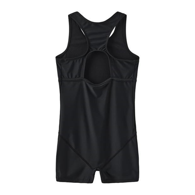 Black - Slazenger - LYCRA® XTRA LIFE™ Boyleg Swimming Suit Junior Girls