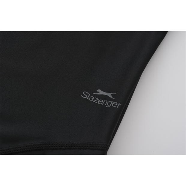 Black - Slazenger - LYCRA® XTRA LIFE™ Boyleg Swimming Suit Junior Girls