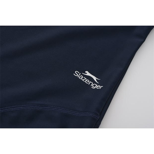 Navy - Slazenger - LYCRA® XTRA LIFE™ Boyleg Swimming Suit Junior Girls