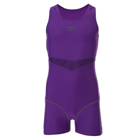 Slazenger - Boyleg Swimsuit Junior Girls