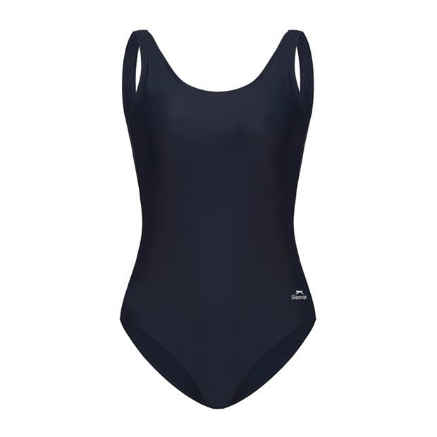 Navy - Slazenger - LYCRA® XTRA LIFE ™ Basic Swimsuit Ladies