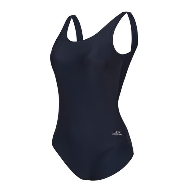 Navy - Slazenger - LYCRA® XTRA LIFE ™ Basic Swimsuit Ladies