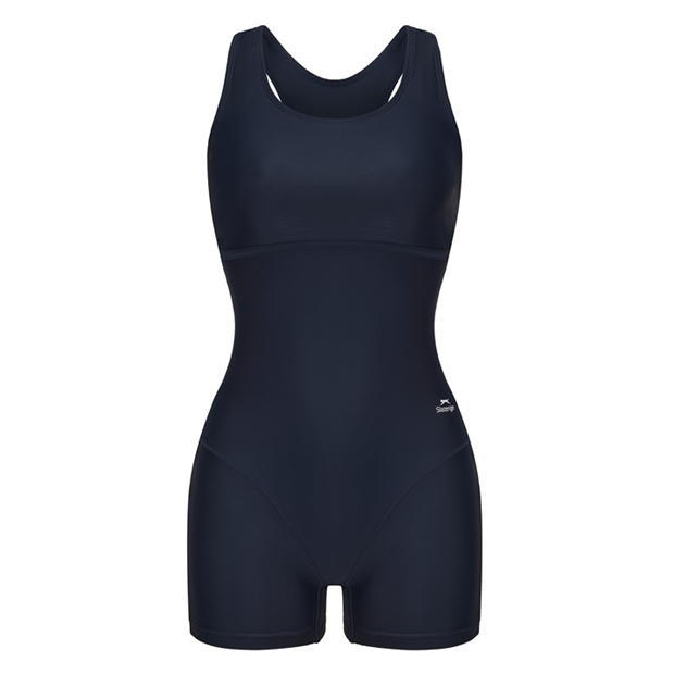 Navy - Slazenger - LYCRA® XTRA LIFE™ Boyleg Swimsuit Ladies