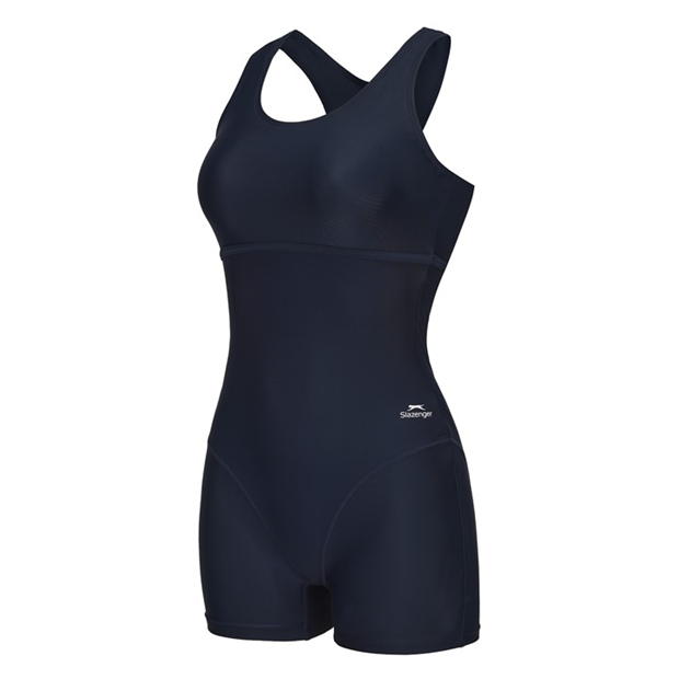 Navy - Slazenger - LYCRA® XTRA LIFE™ Boyleg Swimsuit Ladies