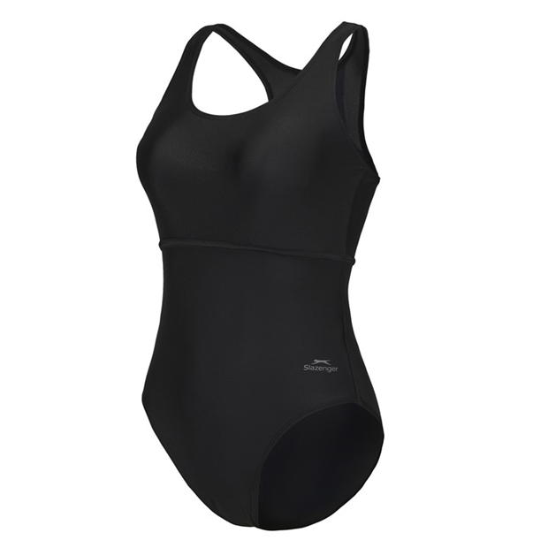 Black - Slazenger - Racer Back LYCRA® XTRA LIFE™ Swimsuit Ladies