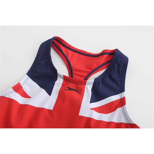 Blue/Red/Wht - Slazenger - UJ Racer Back Jn43