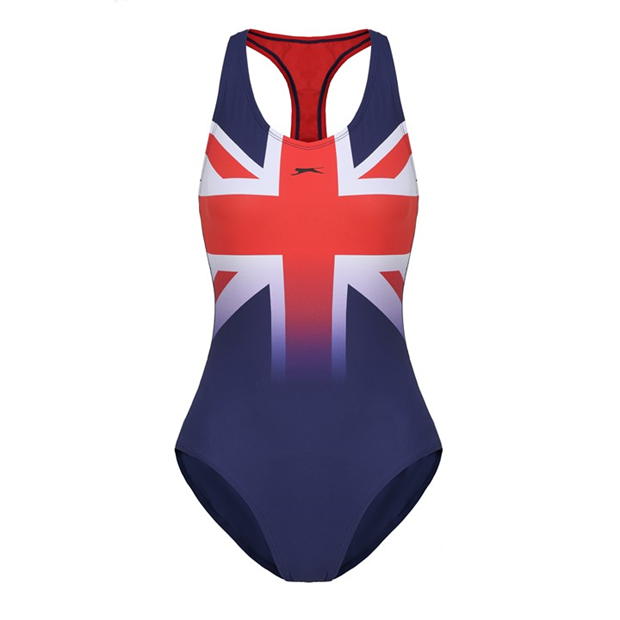 Blue/Red/Wht - Slazenger - Union Jack Racer Back Womens