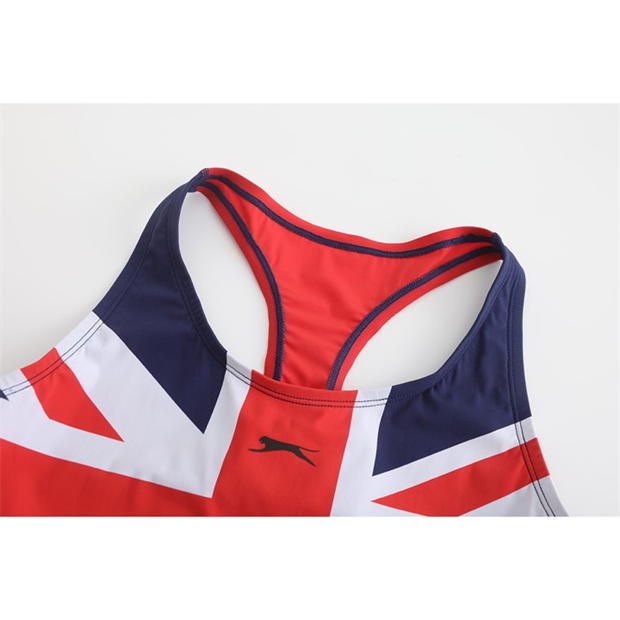 Blue/Red/Wht - Slazenger - Union Jack Racer Back Womens