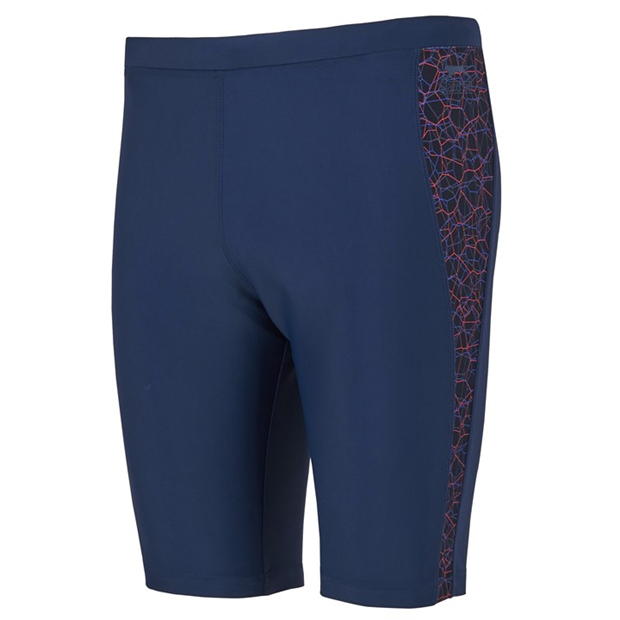 Navy/Red - Slazenger - Splice Swimming Jammers Mens