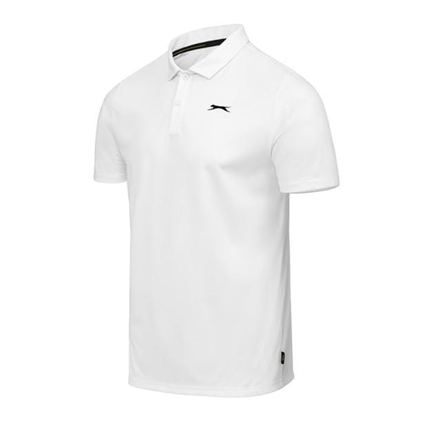 White - Slazenger - Golf Solid Polo