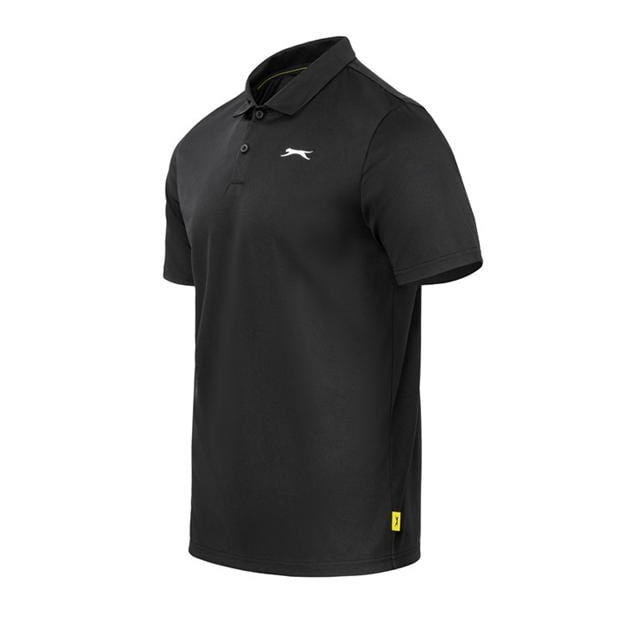 Black - Slazenger - Golf Solid Polo