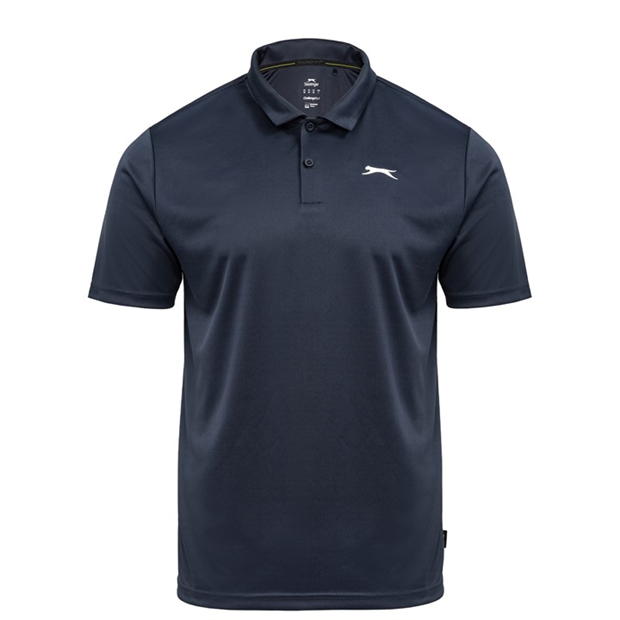 Navy - Slazenger - Golf Solid Polo