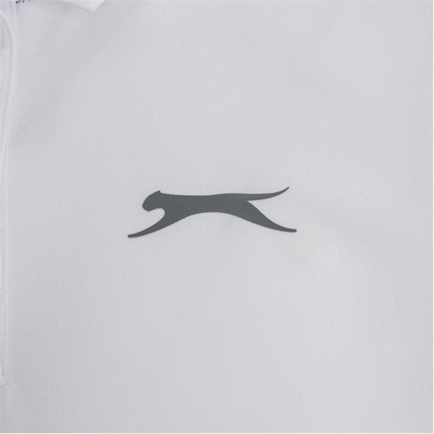 White - Slazenger - Plain Polo Shirt Womens