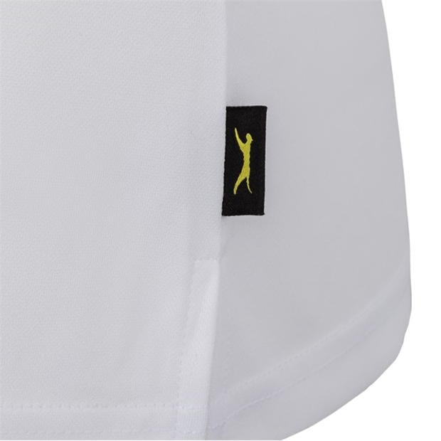 White - Slazenger - Plain Polo Shirt Womens