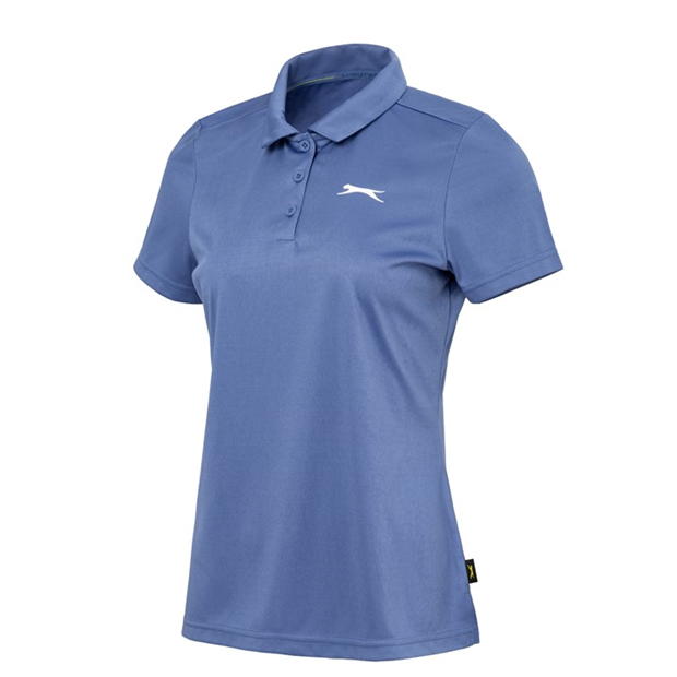 Light Blue - Slazenger - Plain Polo Shirt Womens