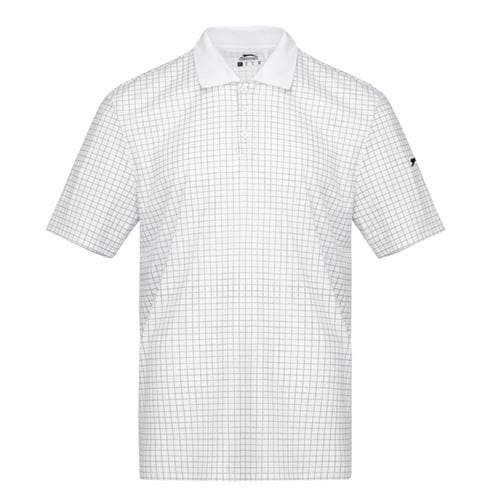 Slazenger - Check Golf Polo Mens