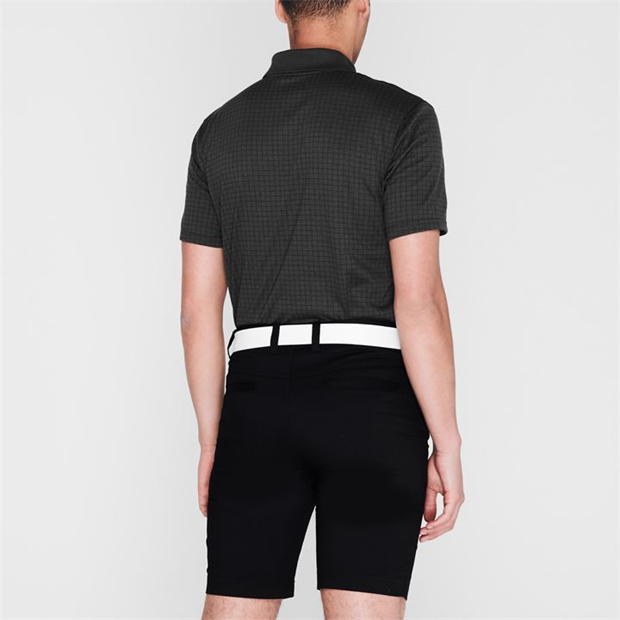 Charcoal - Slazenger - Check Golf Polo Mens