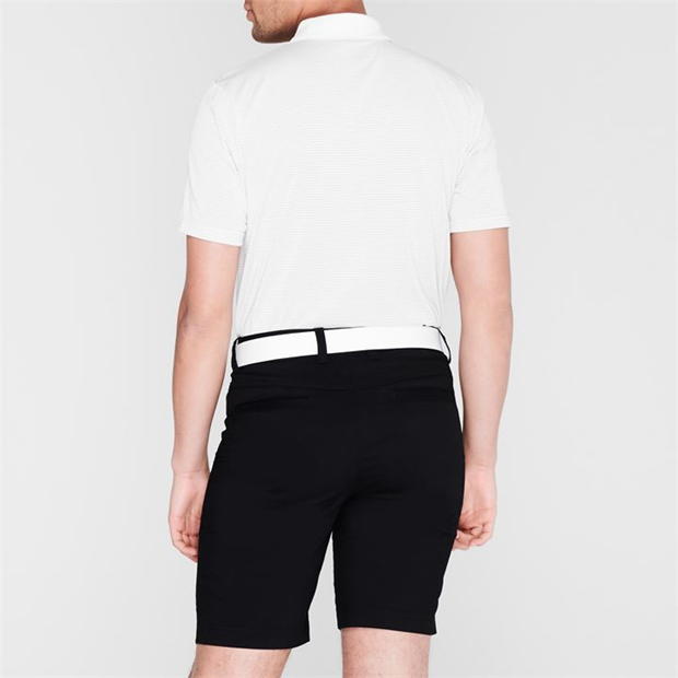White - Slazenger - Micro Stripe Golf Polo Shirt Mens