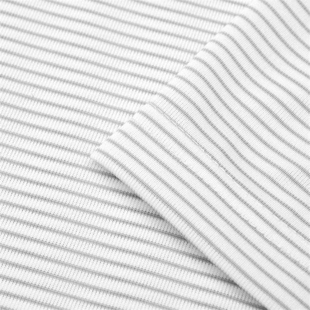 White - Slazenger - Micro Stripe Golf Polo Shirt Mens
