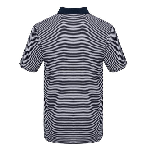 Navy - Slazenger - Micro Stripe Golf Polo Shirt Mens