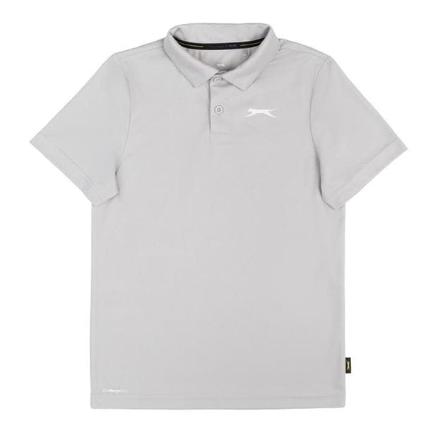 Grey - Slazenger - Solid Polo Junior