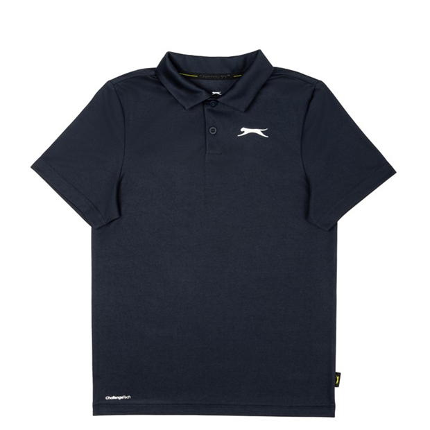 Navy - Slazenger - Solid Polo Junior