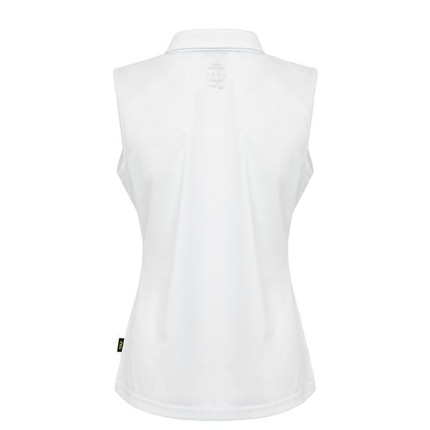 White - Slazenger - Sleeveless Polo Shirt Womens