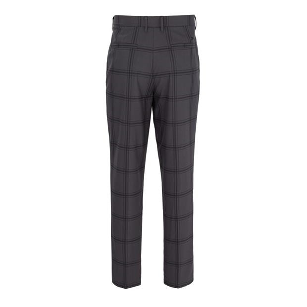 Charcoal - Slazenger - Check Golf Trousers Mens